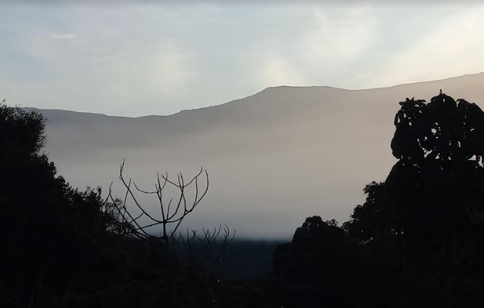 De Entre as montanhas ilustração